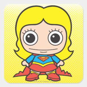 Sticker Carré Mini Supergirl