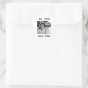 Sticker Carré 💍 minimaliste élégant