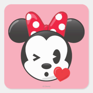 Sticker Carré Minnie tendance Emoji coquin
