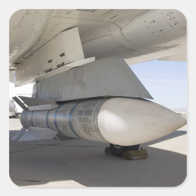 Sticker Carré Missiles Phoenix de la marine excédentaire (Devant)