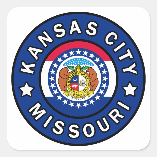 Sticker Carré Missouri (Devant)
