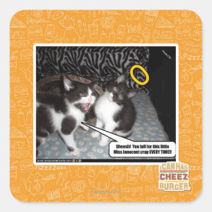 Sticker Carré Mlle Innocent