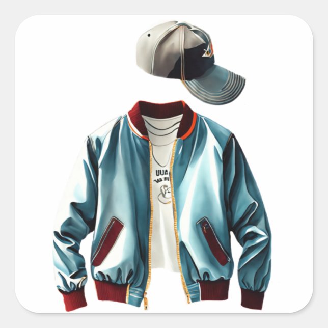 Sticker Carré Mlle Me (Devant)