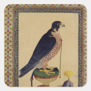 Sticker Carré Mme E-14 Falcon, d'un Moraqqa