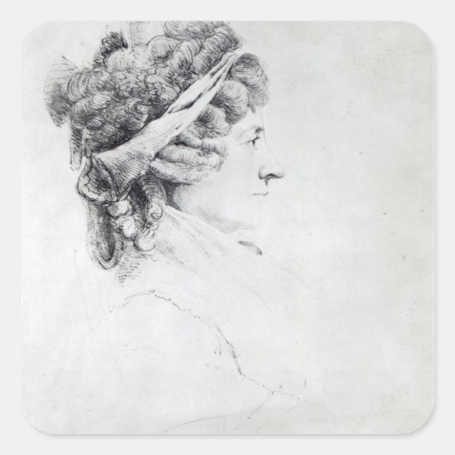 Sticker Carré Mme Piozzi (Devant)