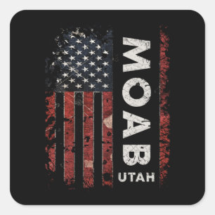 Sticker Carré Moab Utah