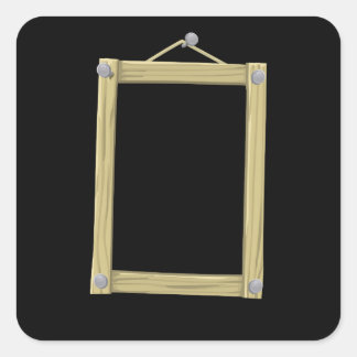 Sticker Carré Mobilier brillant grand déco