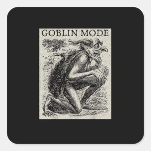 Sticker Carré Mode Gobelin Goblincore Fairycore Grunge Médiéval