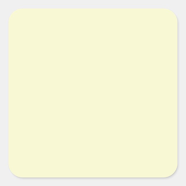 Sticker Carré Modèle Arrière - plan couleur uni blanc blanc ivoi (Devant)