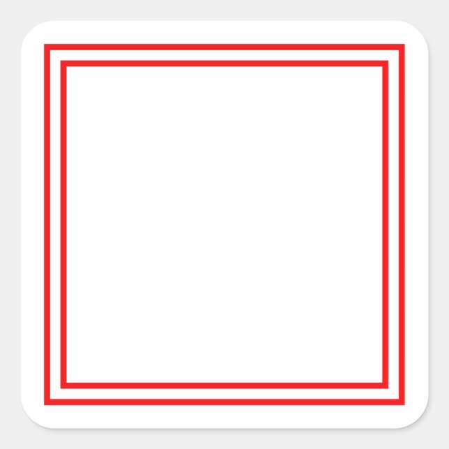Sticker Carré Modèle Blank .. Ajouter votre texte image ici (Devant)