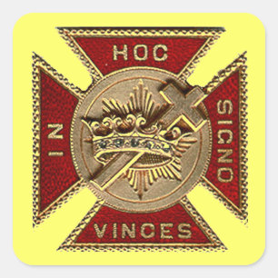 STICKER CARRÉ MODÈLE DE CHEVALIERS