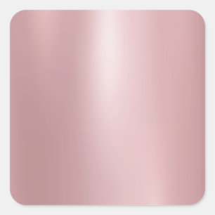 Sticker Carré Modèle moderne vierge élégant et tendance rose gol
