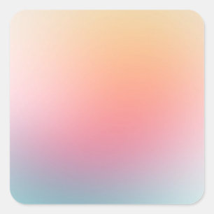 Sticker Carré Modèle vierge coloré jaune rose bleu violet