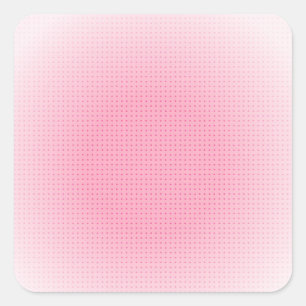 Sticker Carré Modèle vierge personnalisé rose blanc