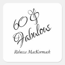 Moderne 60 ans & Fabulueuse Fête d'anniversaire No