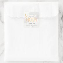 Moderne Sur Le Baby shower Lune