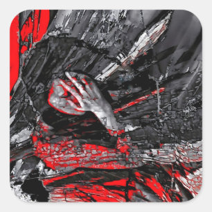 Sticker Carré Molten Soul