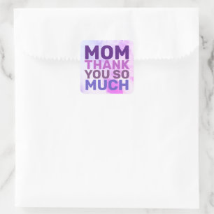 STICKER CARRÉ MOM MERCI TANT