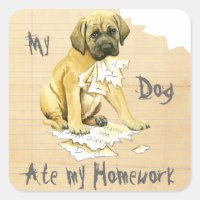 Mon Mastiff A Mangé Mes Devoirs