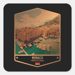 Sticker Carré Monaco