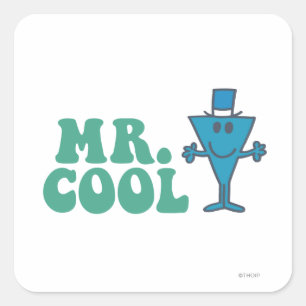 Sticker Carré Monsieur le Cool   Conception du logo