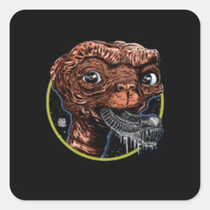Sticker Carré Monster Alien