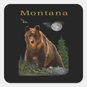 Sticker Carré Montana Beras