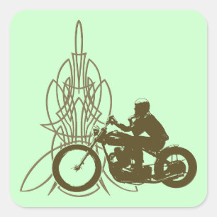 Sticker Carré Monte vintage de Triumph