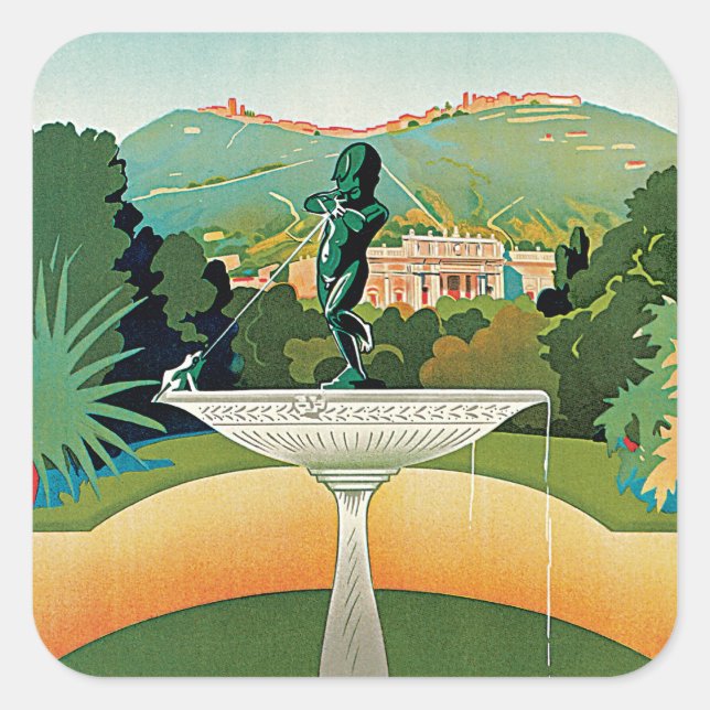 Sticker Carré Montecatini (Devant)