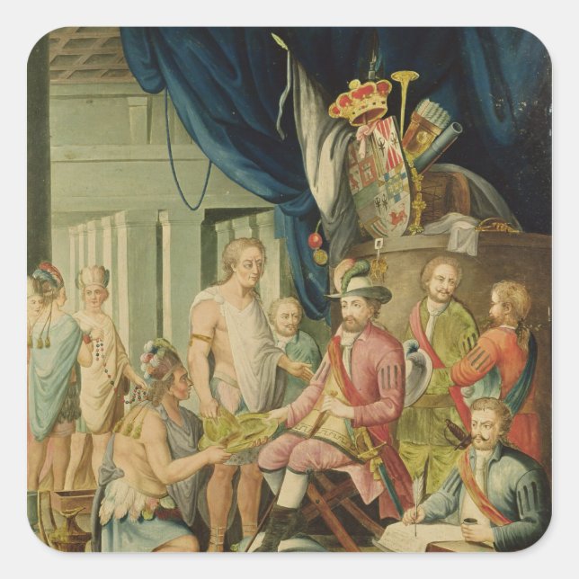 Sticker Carré Montezuma (Devant)