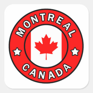 Sticker Carré Montréal Canada
