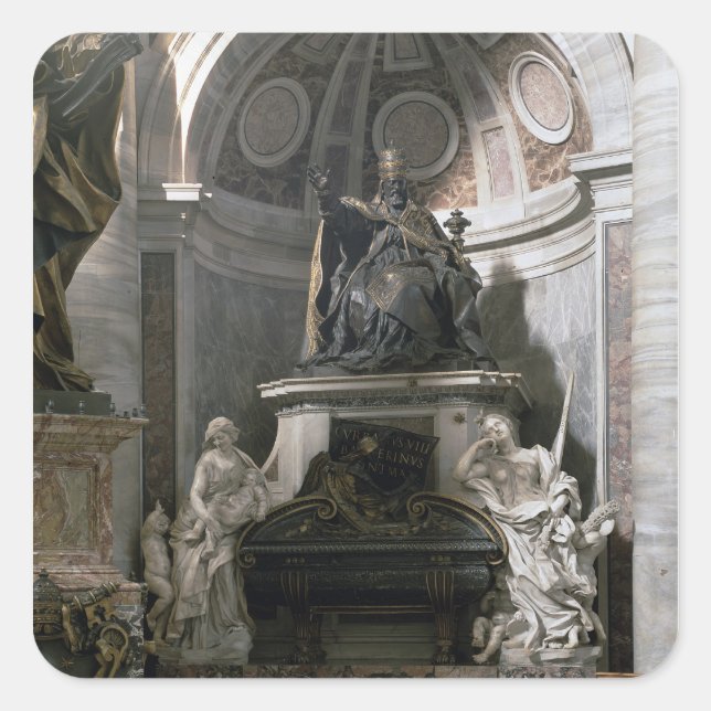 Sticker Carré Monument à la ville VIII (Devant)