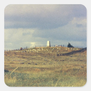 Sticker Carré Monument national de champ de bataille de Little