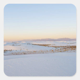 Sticker Carré Monument national de White Sands, Dunes transversa