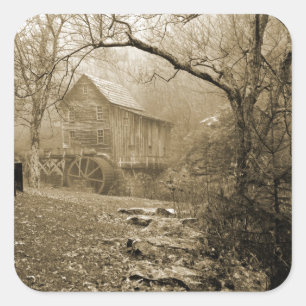 Sticker Carré Morning Mist