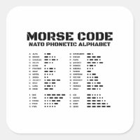 Morse Code & OTAN Phonetic Alphabet Edition Unique