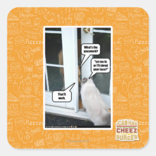 Sticker Carré Mot de passe svp