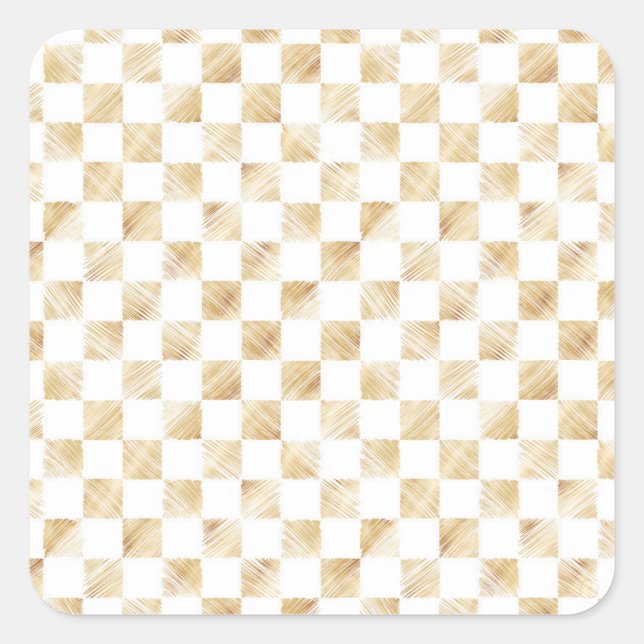 Sticker Carré Motif de tableau de bord blanc moderne (Devant)