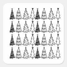 Motif Doodle Christmas Tree