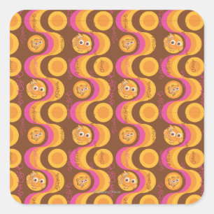 Sticker Carré Motif Nemo Retro