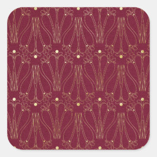 Sticker Carré Motif papier numérique