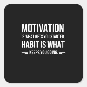 Sticker Carré Motivation Cadeau Anniversaire Est Ce Qui Vous A C