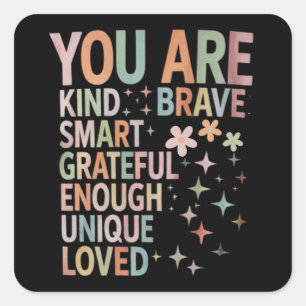 Sticker Carré Motivation de l'enseignant Premier jour Retour à l