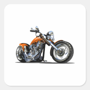 Sticker Carré Moto-dessin