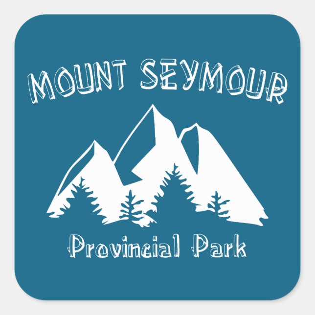 Sticker Carré Mount Seymour Provincial Park (Devant)