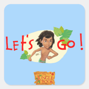 Sticker Carré Mowgli 2
