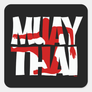 Sticker Carré Muay Thai