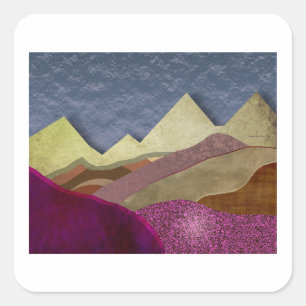 Sticker Carré Mulberry Mountains
