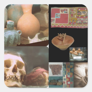 Sticker Carré Musée d'Amano - Lima, Pérou