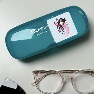 Sticker Carré Musique Note Fée